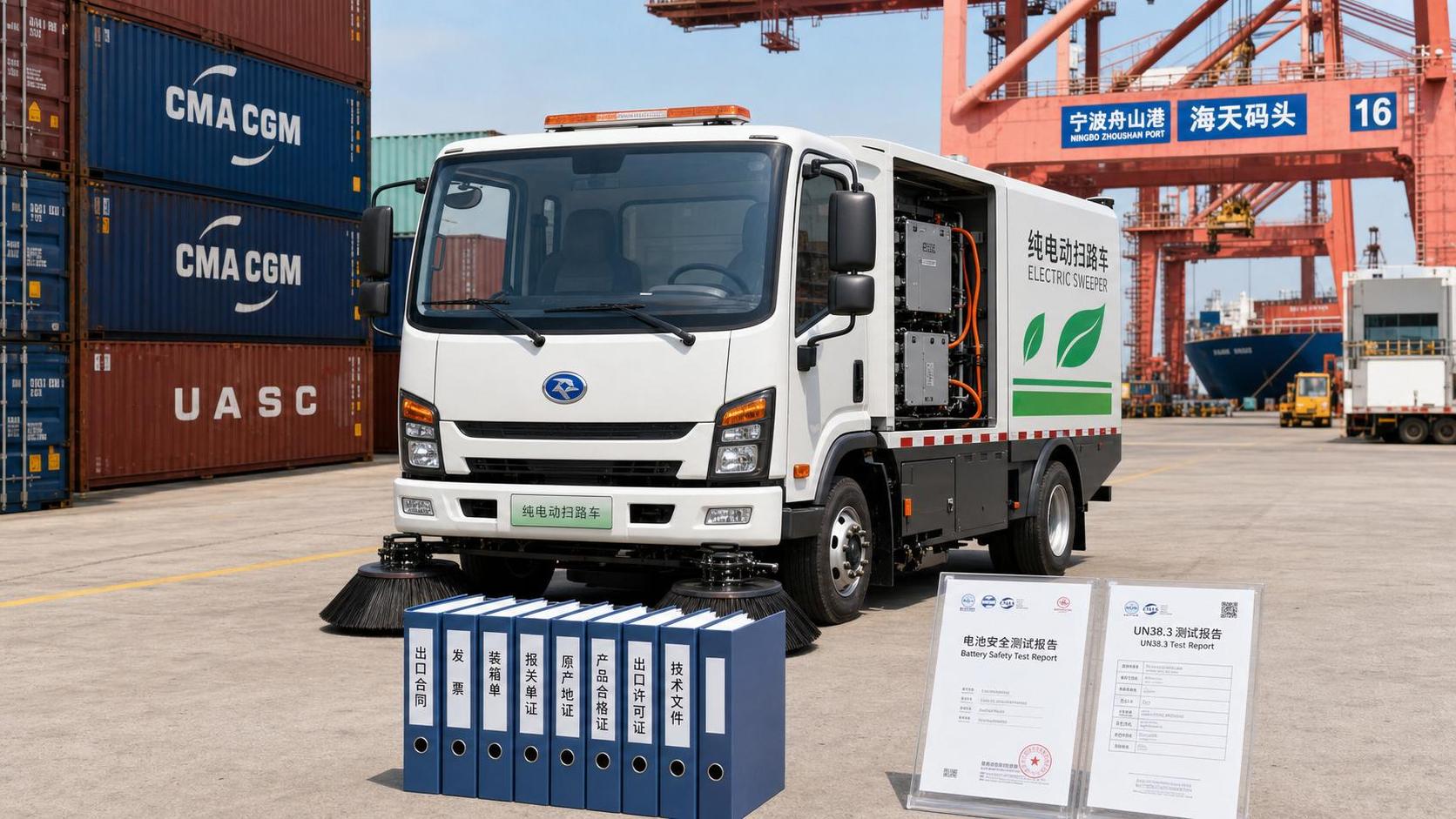 Ningbo Port Tightens EV Sweeper Export Checks