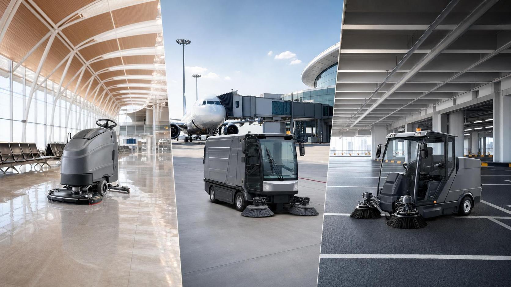 Airport Cleaning Systems: What Equipment Is Needed for Terminals, Aprons, and Parking Areas?