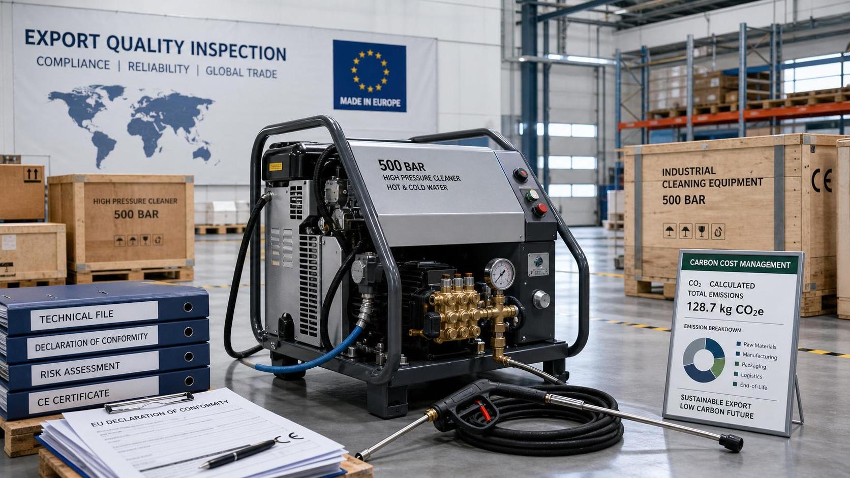 EU CBAM Charges Begin for Pressure Washers
