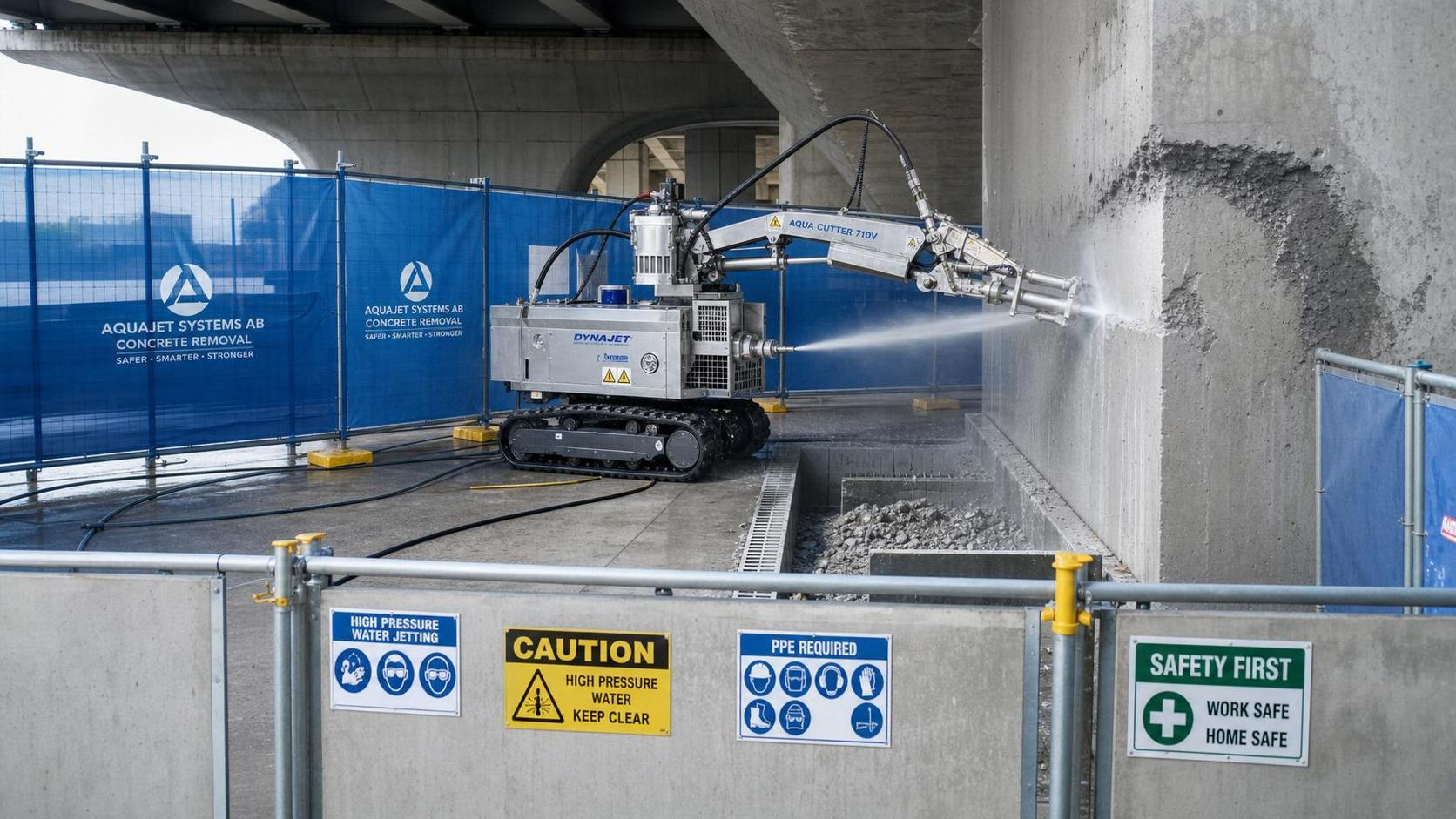 Waterjet Safety Standards Certification: Key Requirements for Hydro-Demolition Projects