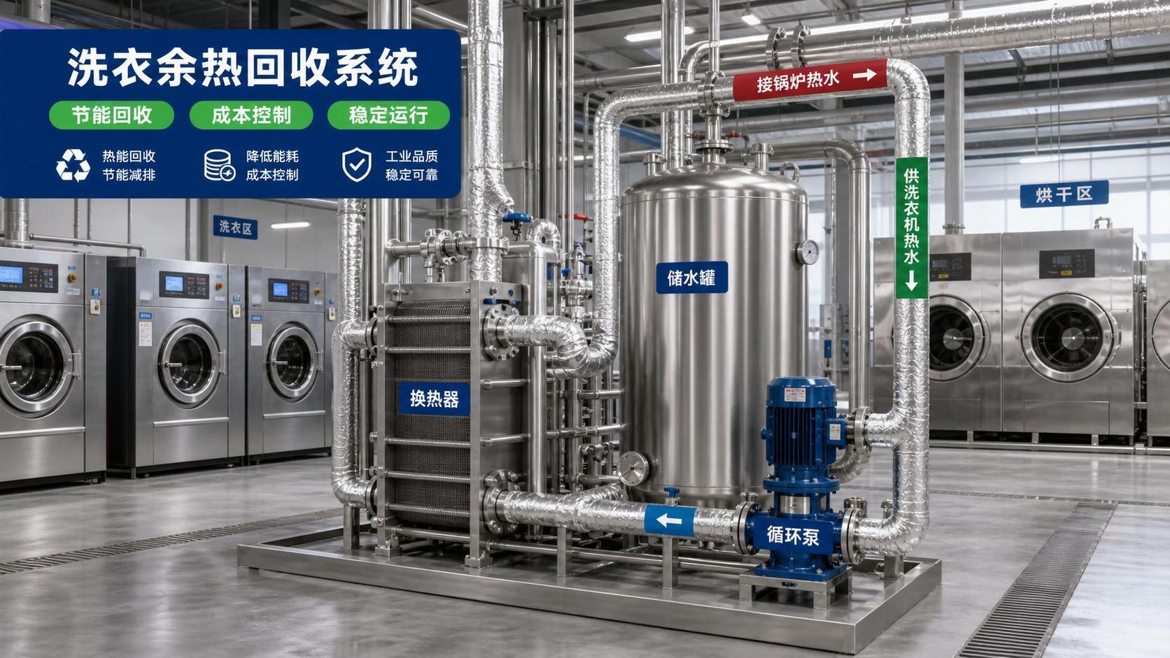Laundry Heat Recovery System Cost: What Drives Price and Payback in Commercial Laundries?