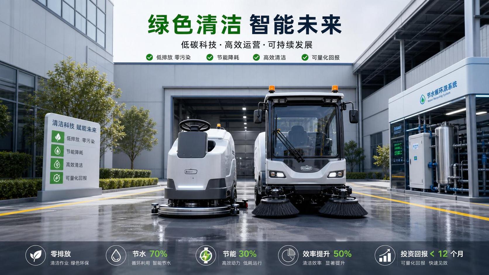 Sustainable Cleaning Technology with Low Emissions: Where It Delivers Measurable ROI
