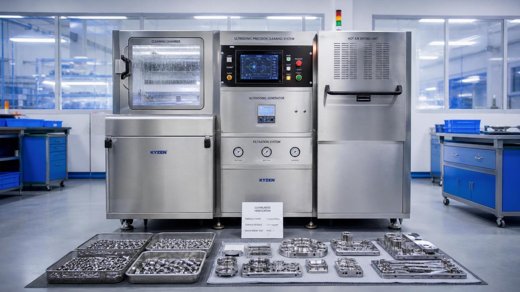 Precision Cleaning Machines: Key Process Parameters for Parts Cleaning Evaluation