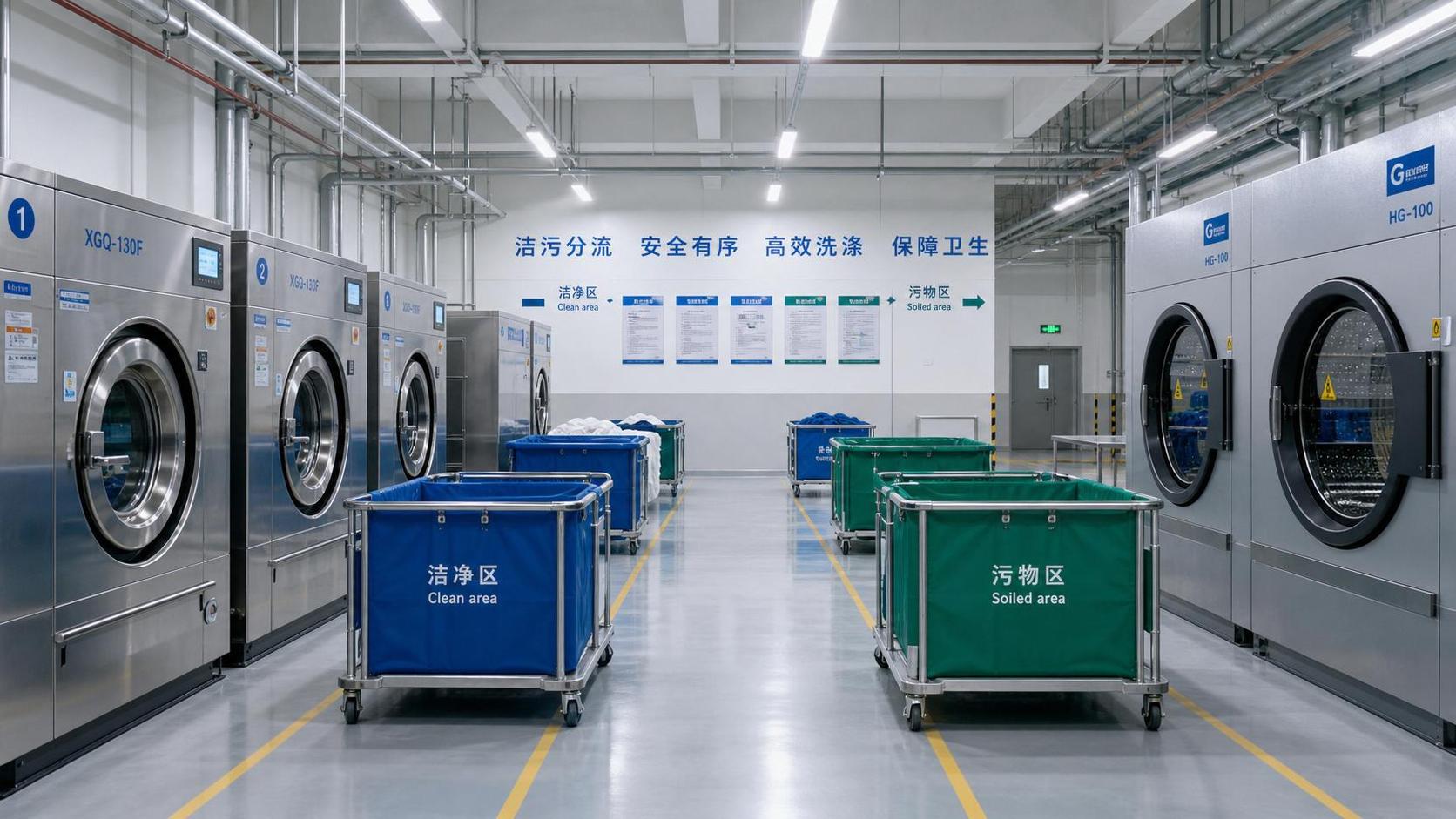 Commercial Laundry Systems for Prisons: Capacity, Hygiene Flow, and Security Design
