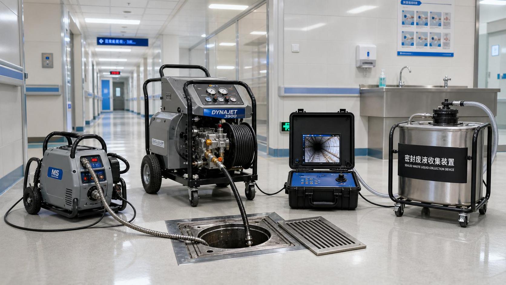 Drain Cleaning Equipment for Hospitals: How to Prevent Blockages Without Disrupting Operations