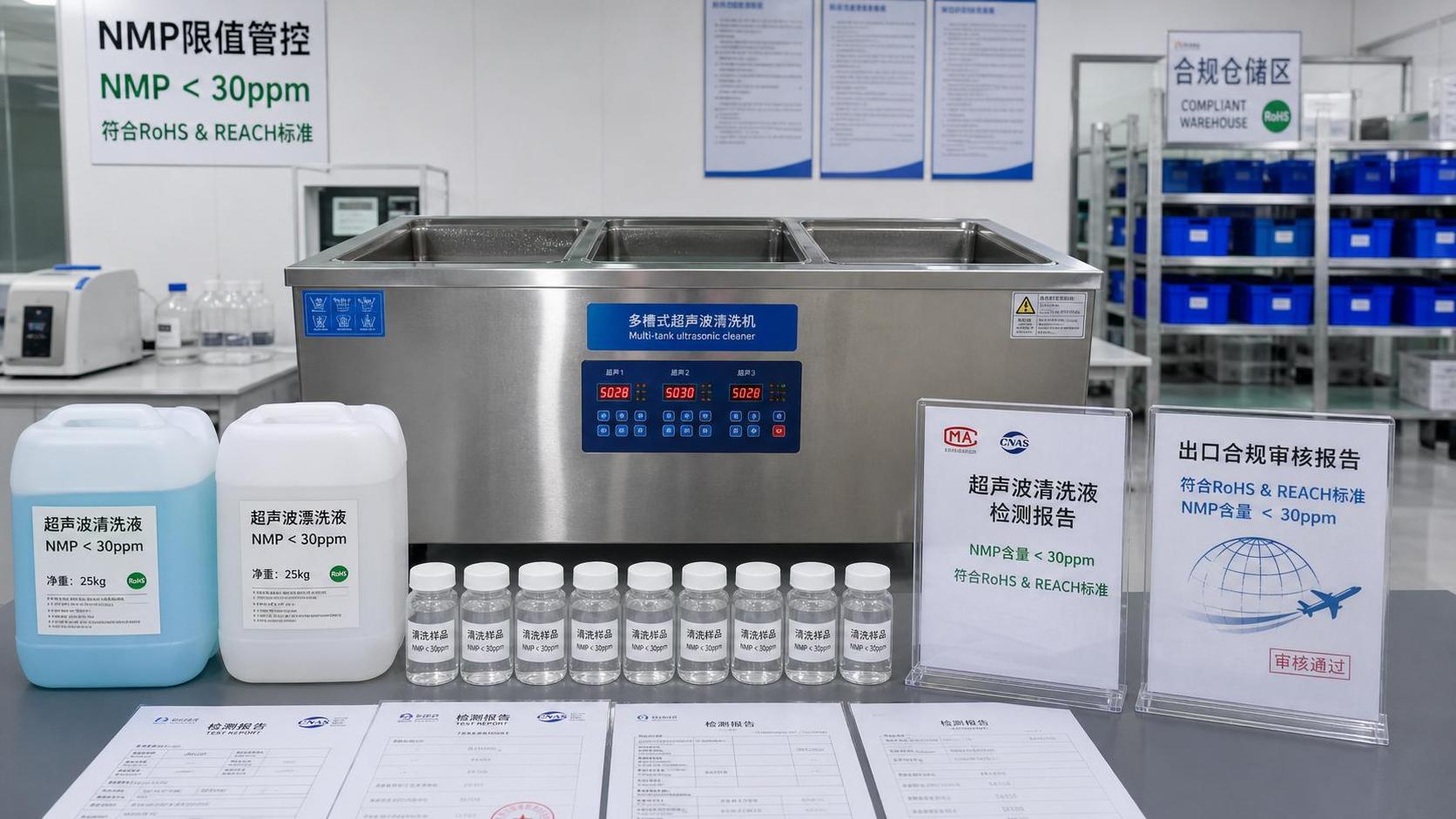 EU REACH Tightens NMP Limit for Ultrasonic Cleaning Fluids