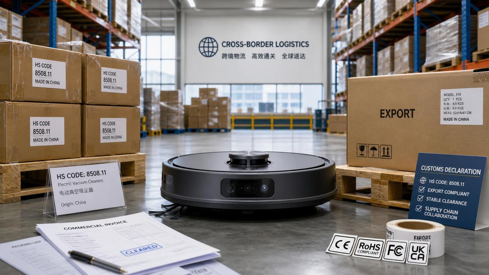 China Activates Dedicated Tariff Codes for Cleaning Robots