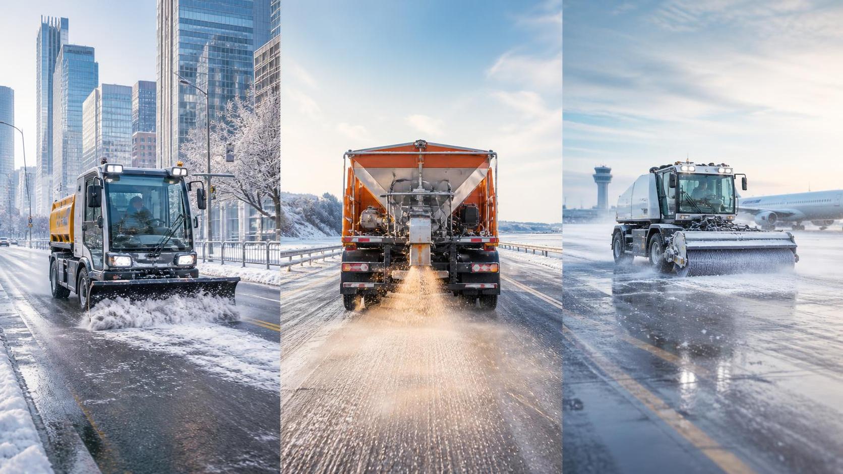 How to Choose Winter Road Maintenance Equipment for Urban Streets, Highways, and Airports