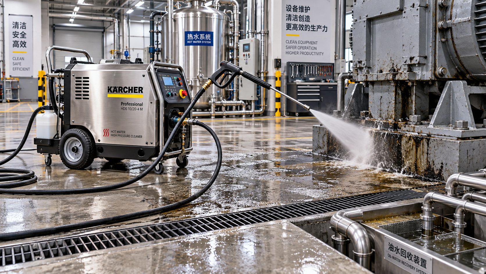 Are Hot Water Pressure Washers Necessary for Oil and Grease Removal?