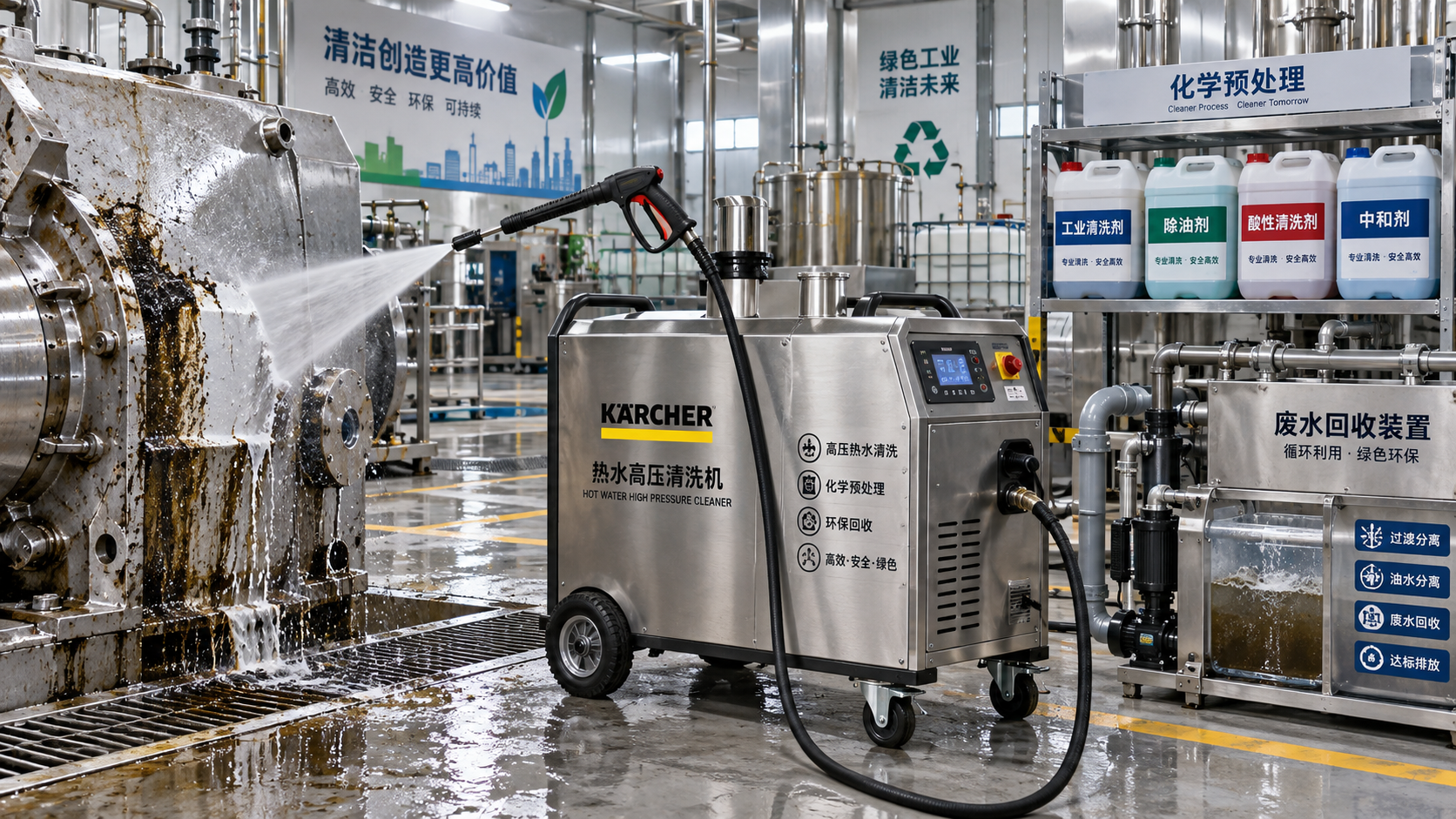 How Do Industrial Pressure Washers Compare With Chemical Cleaning?