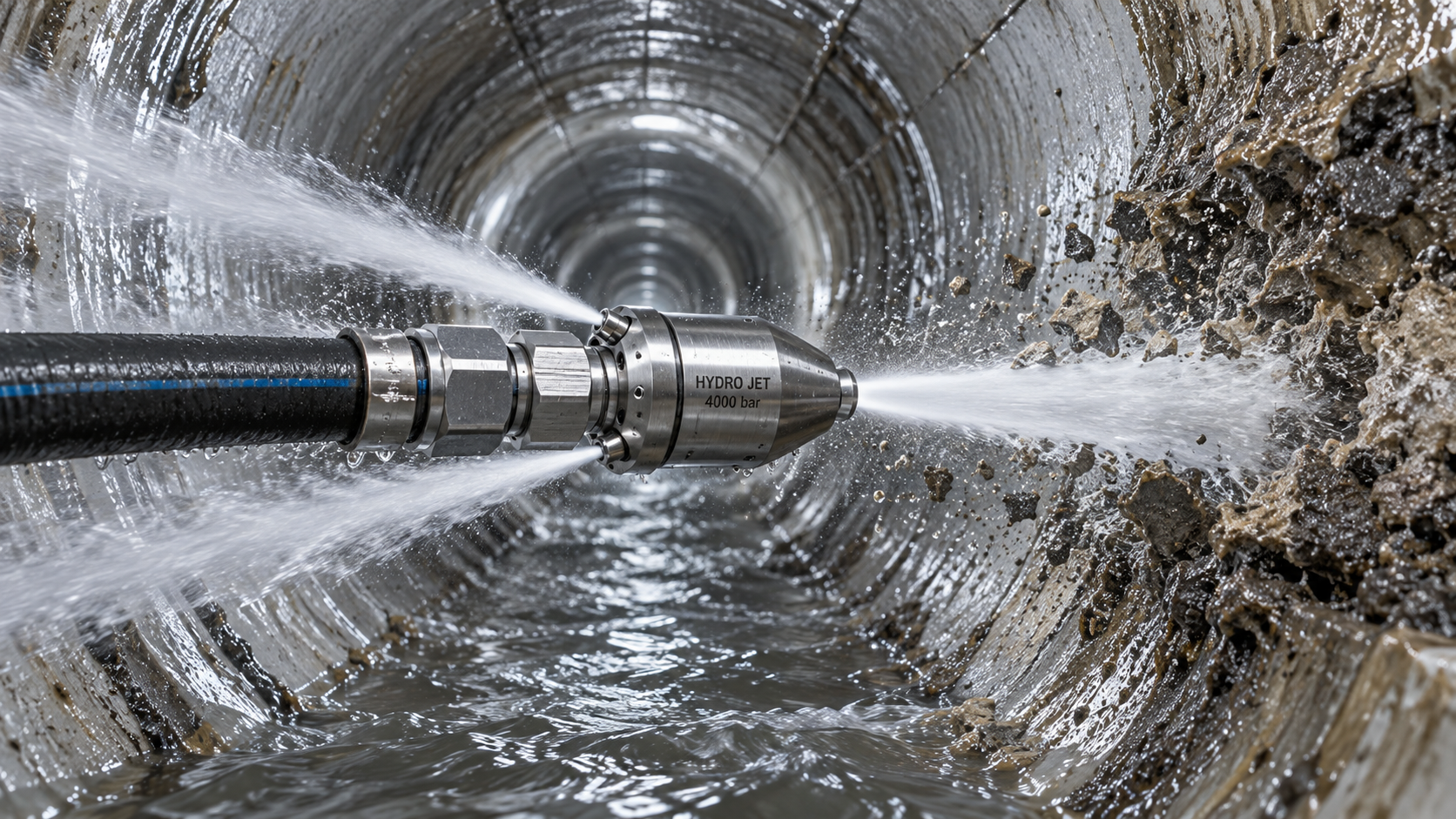 Which Waterjet Nozzle Is Best for Removing Sewer Blockages?