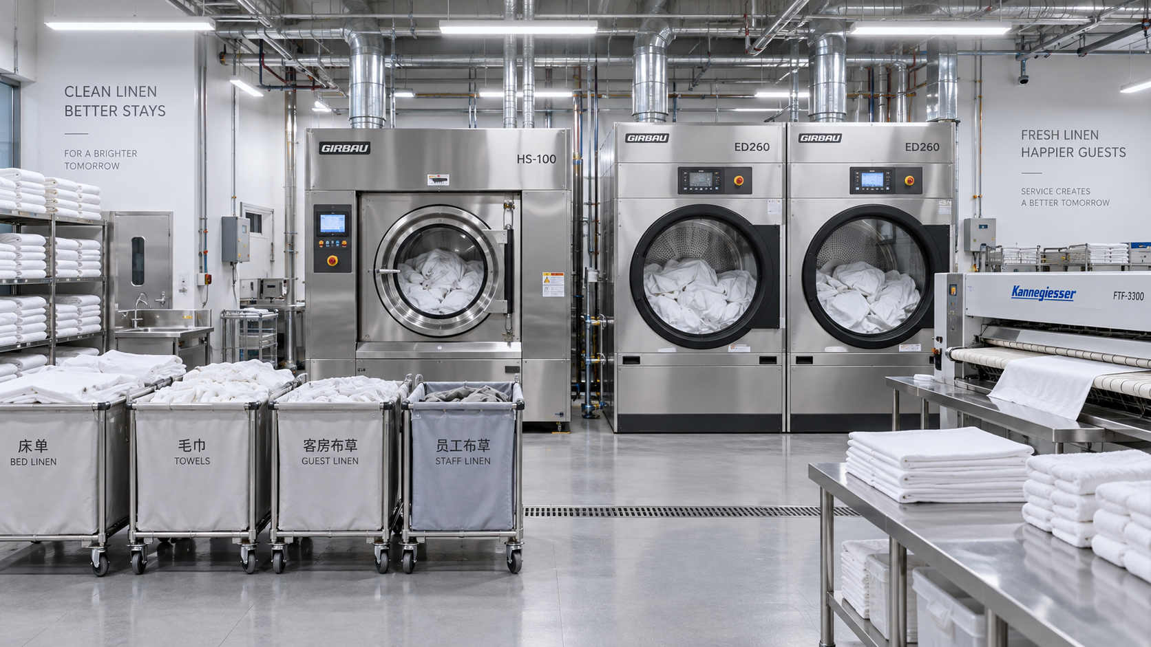How to Size a Hotel Laundry System for Peak Occupancy and Linen Turnover