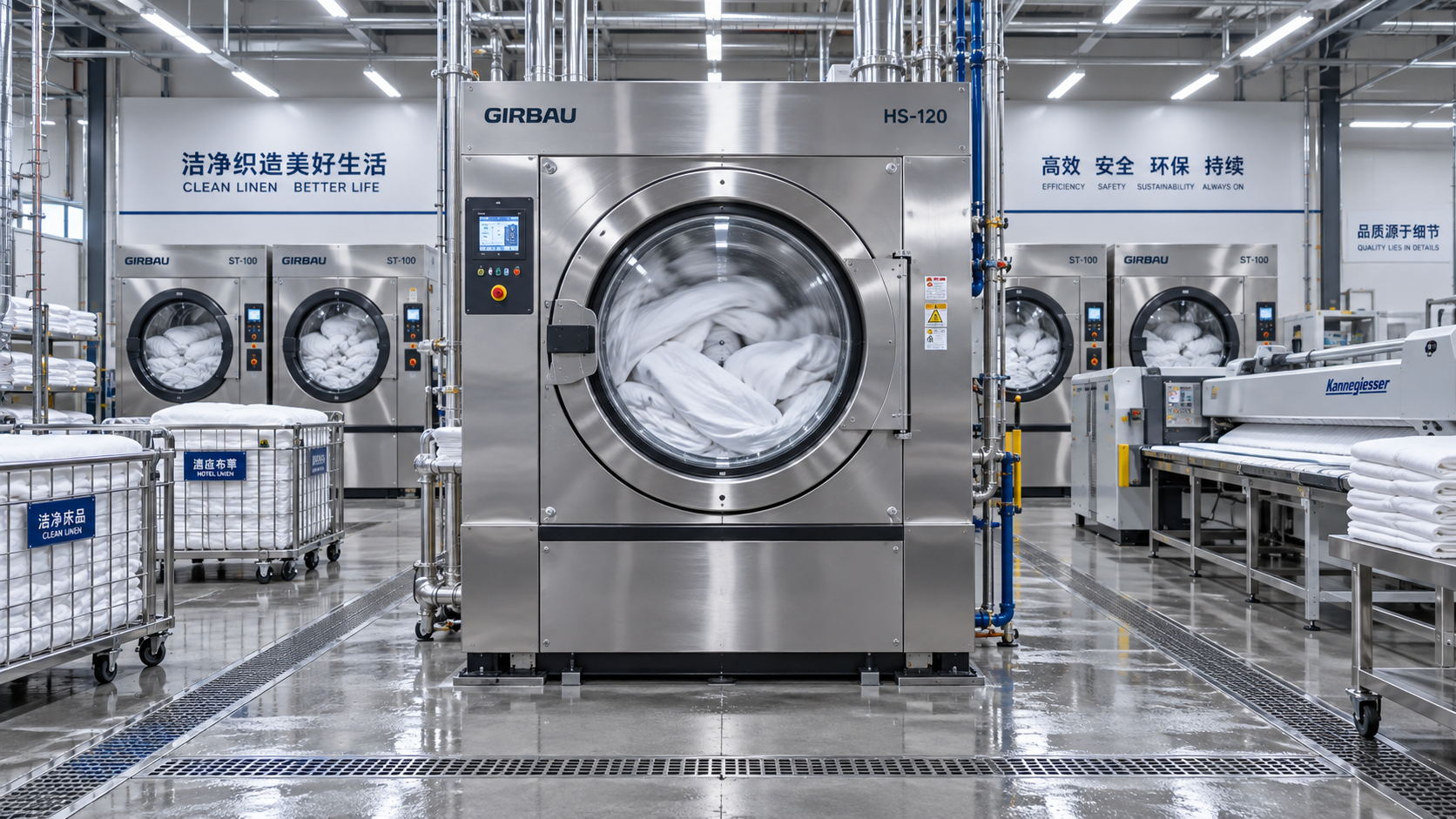 Selecting High-Capacity Industrial Washer-Extractors for Multi-Shift Laundry Operations