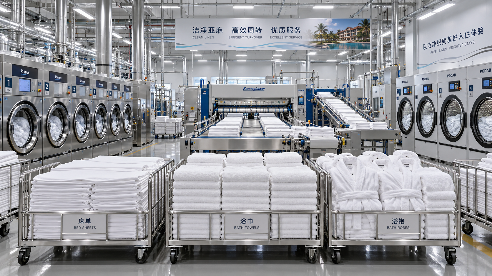 How Resorts Can Size Laundry Systems for Peak Occupancy and Linen Turnover