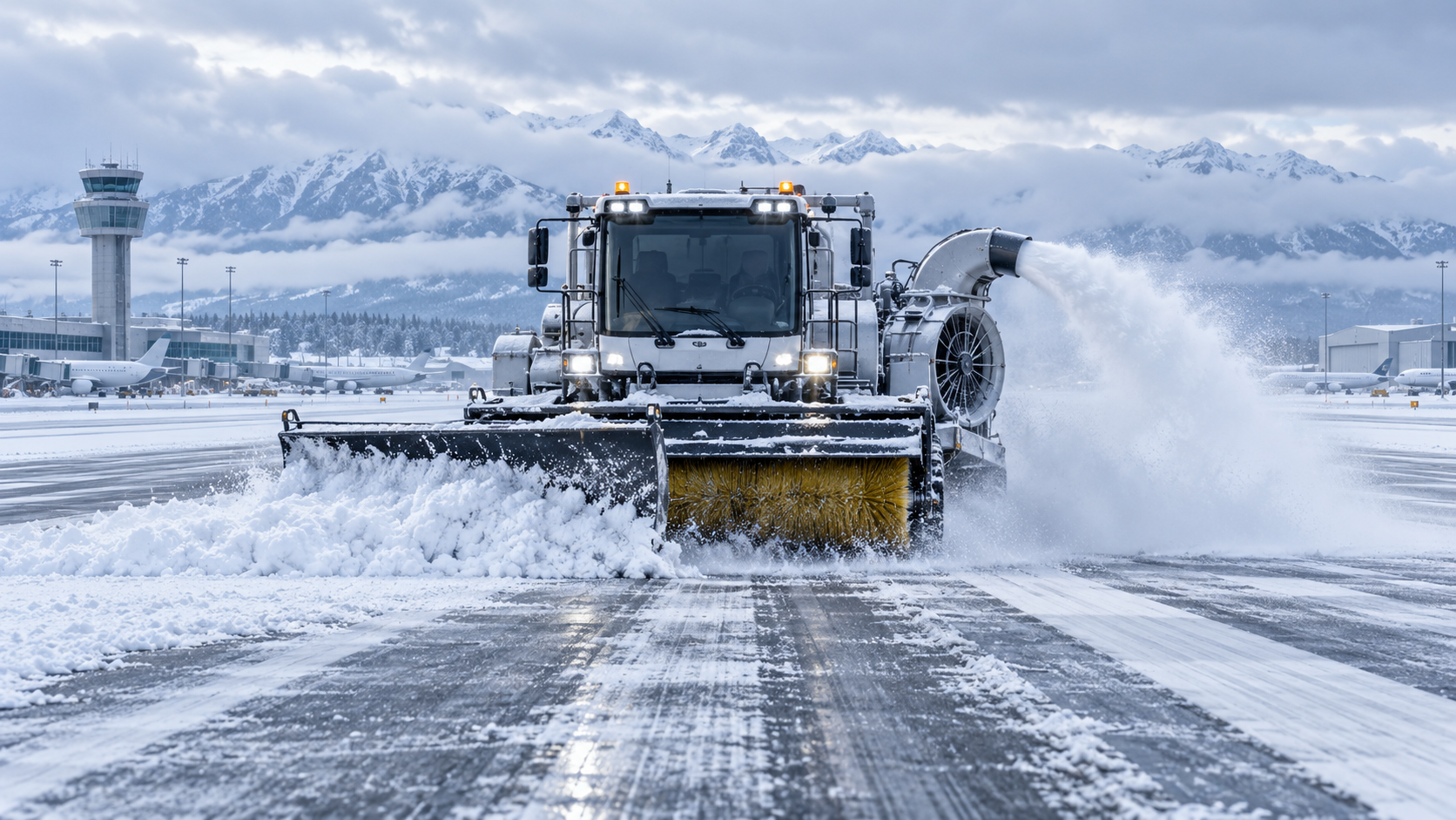 How Canadian Airports Should Specify Runway Snow Sweepers for Severe Winter Operations