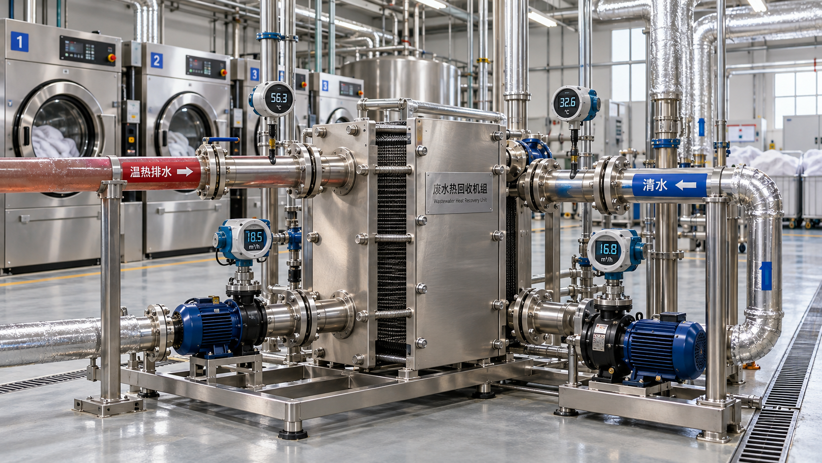 Laundry Heat Recovery Units: Estimating Payback for Commercial Laundries
