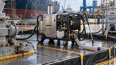 Shipyard Sanitation Systems: When to Choose Hot-Water Pressure Washers