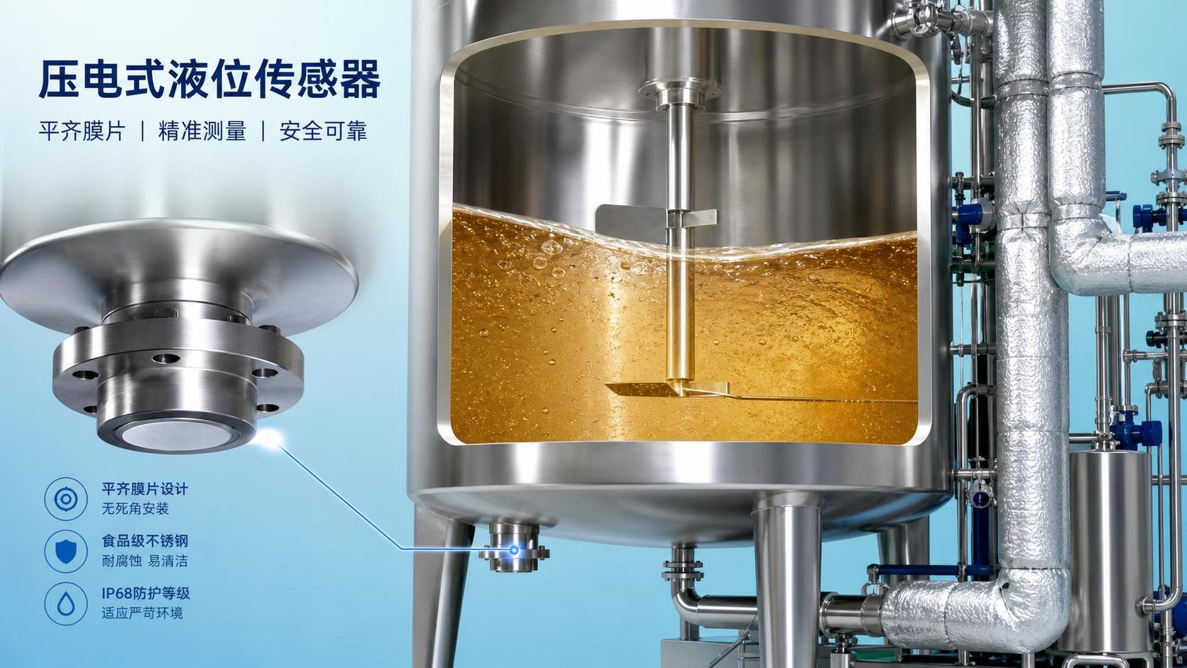 压电式液位传感器适合测量粘稠液体吗？