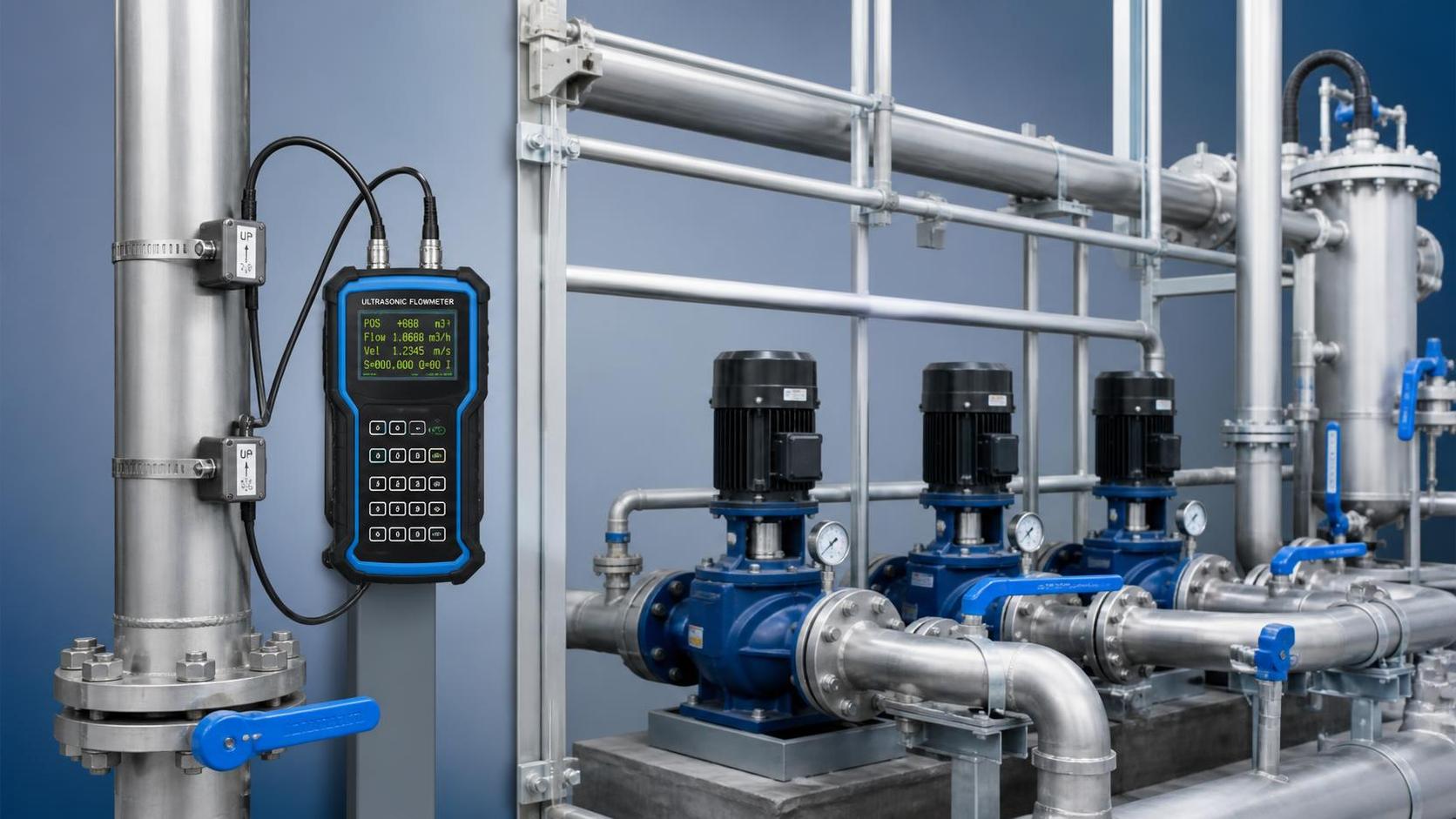What on-site measurements are Shaanxi portable flowmeters suitable for?