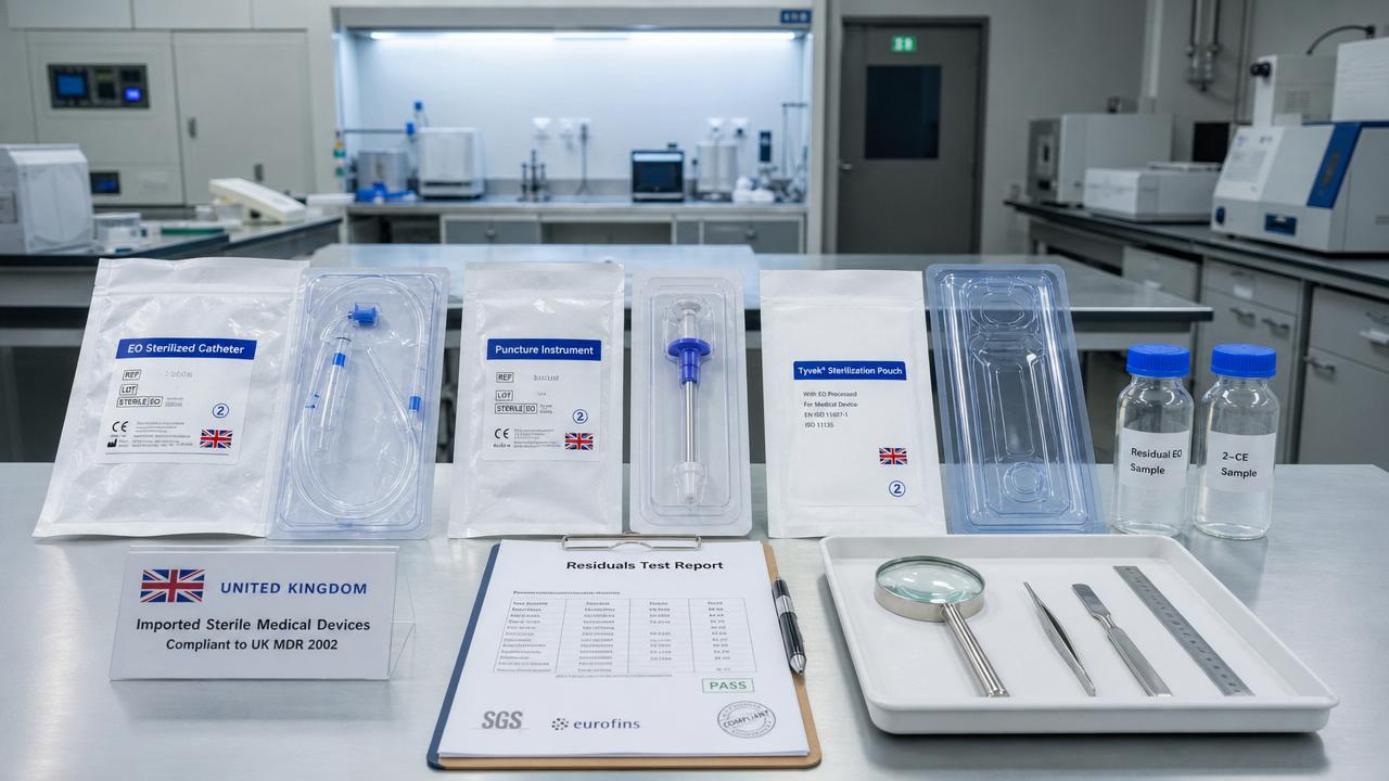 UK MHRA Sets July EO Test Report Rule for Sterile Imports