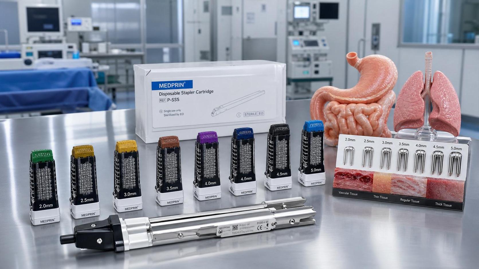 How to Choose Sterile Surgical Stapler Cartridges by Tissue Type and Staple Height