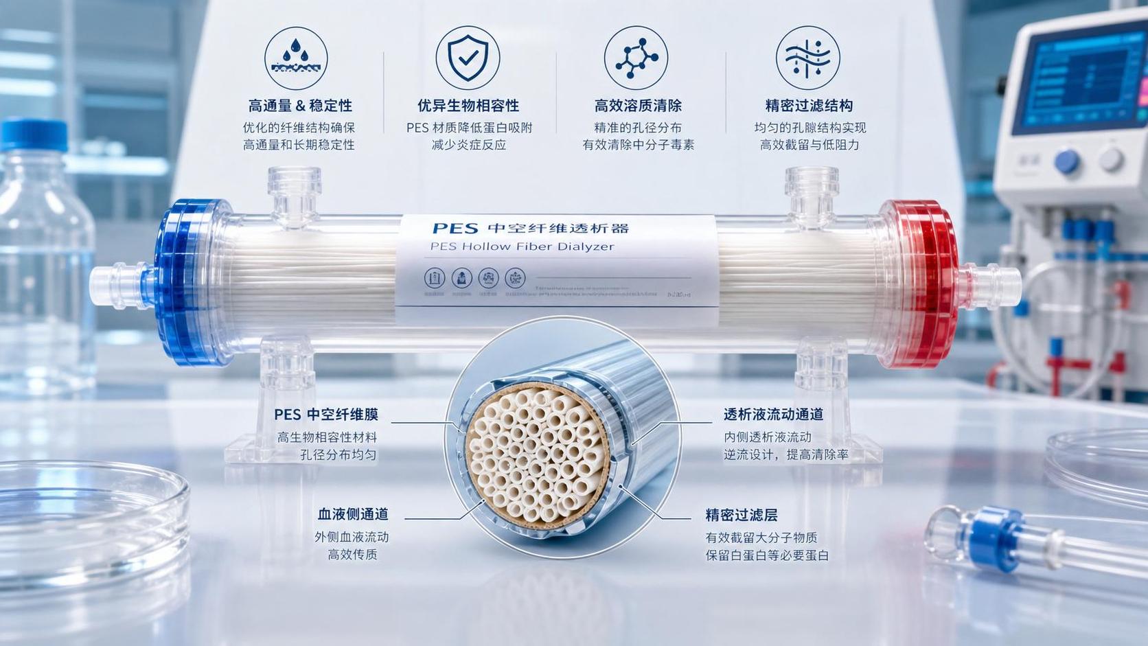 Dialysis Filtration PES Membrane: What Affects Flux, Biocompatibility, and Solute Removal