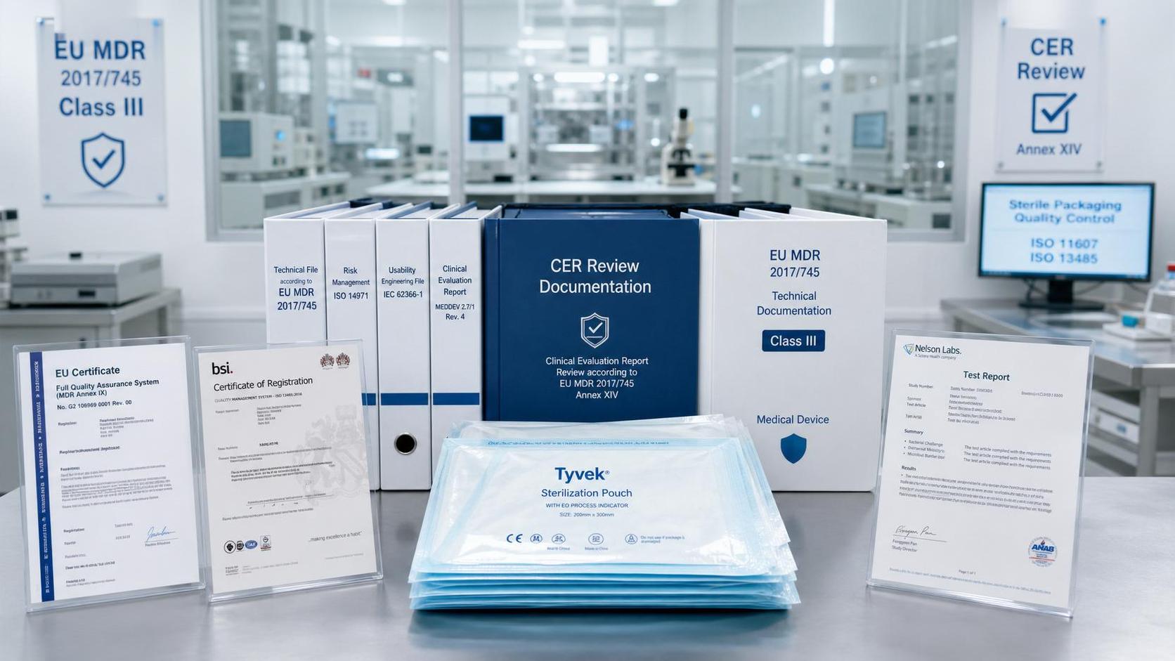 EU MDR Annex XVI Brings CER Refiling for Tyvek Pouches