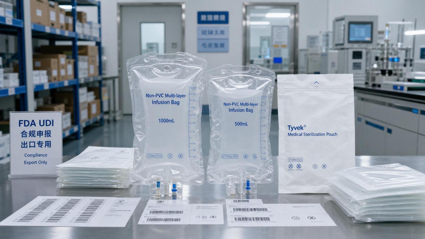 FDA Sets October 2026 UDI Upload Deadline for IV Bags and Tyvek Pouches