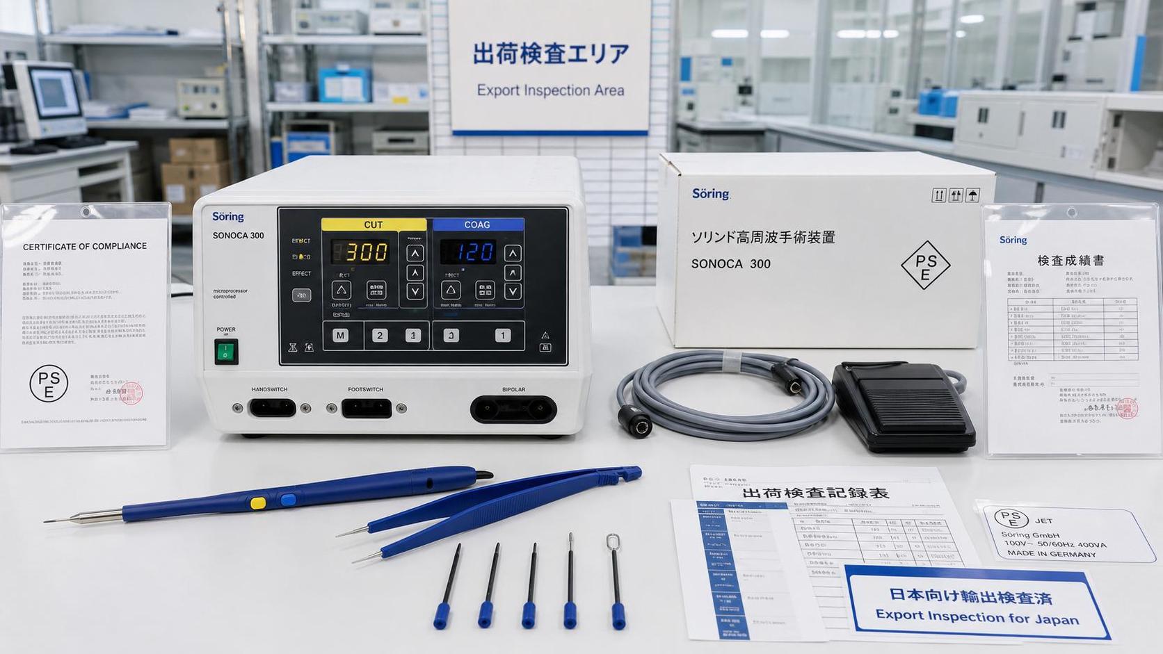 Japan Expands PSE Scope for Electrosurgical Devices