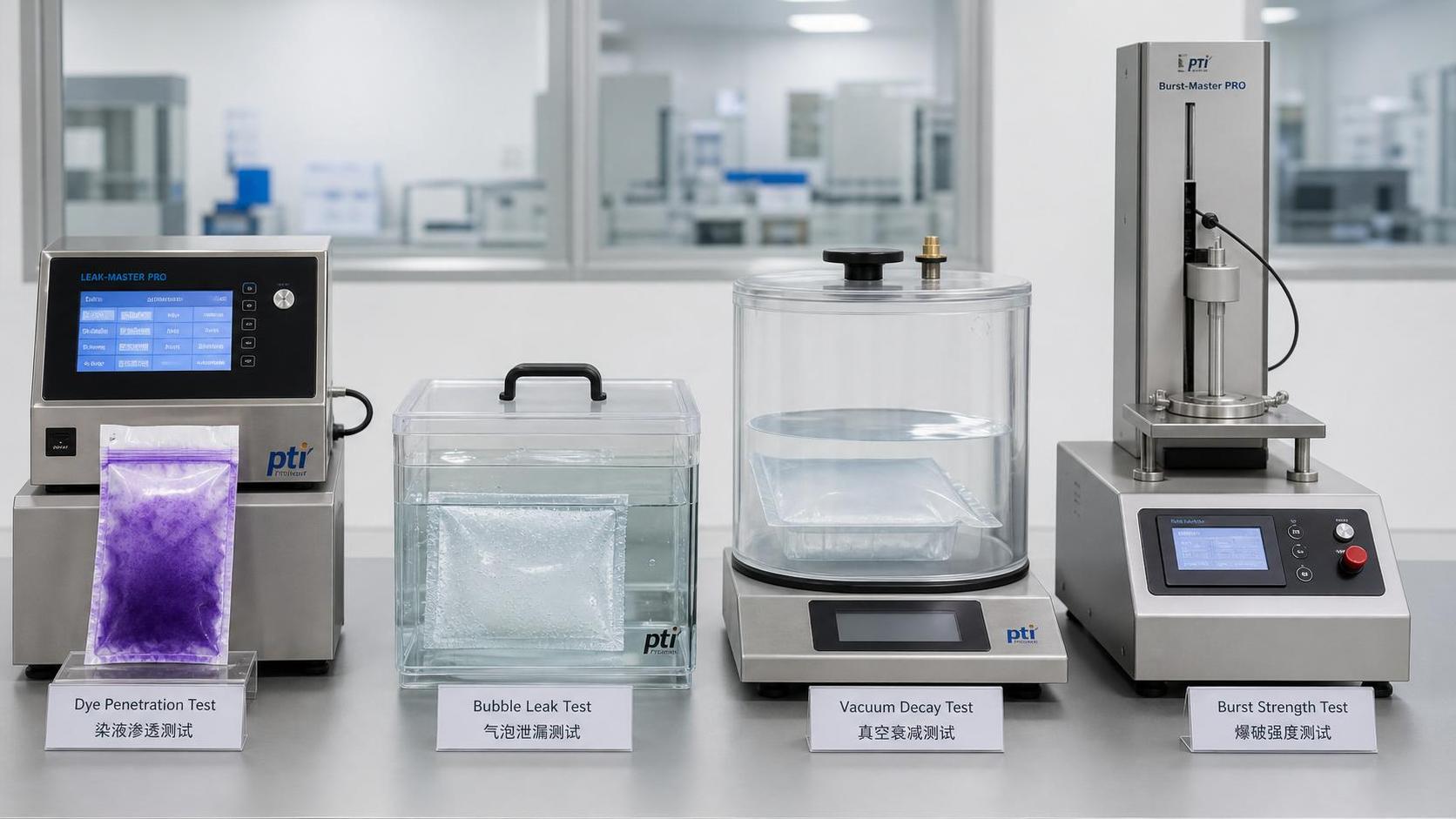 Package Integrity Testing Methods Compared: Dye, Bubble, Vacuum, and Burst