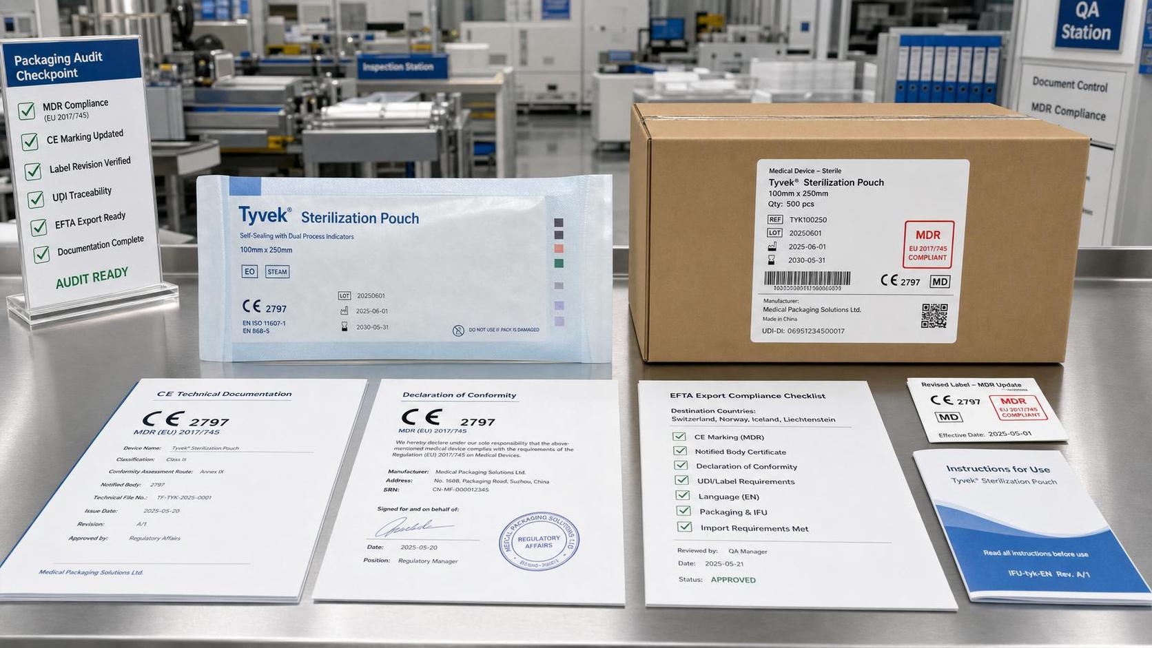 MDR Tightens Again for Tyvek CE Packaging