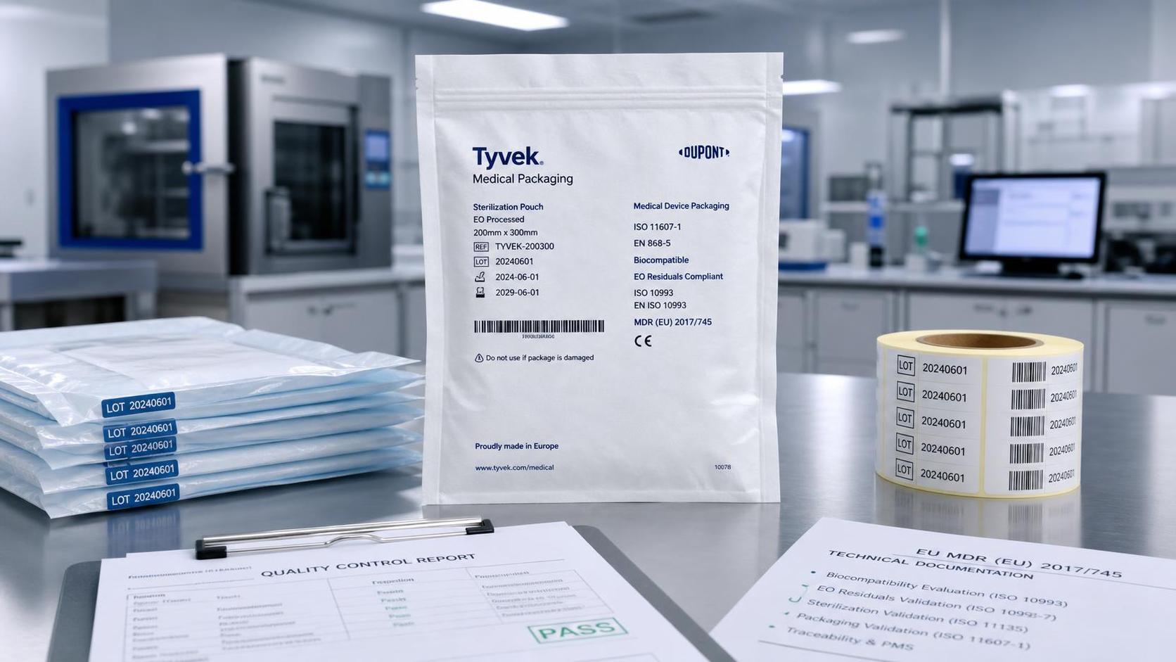 EU MDR Annex XVI Rule Adds Dual Checks for Tyvek Pouches
