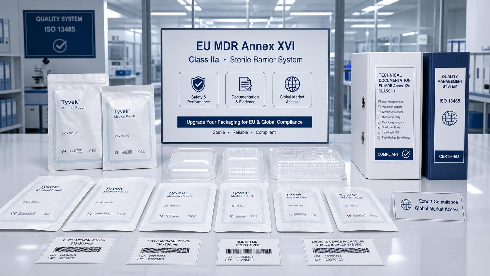 EU MDR Annex XVI Now Covers Tyvek Medical Pouches