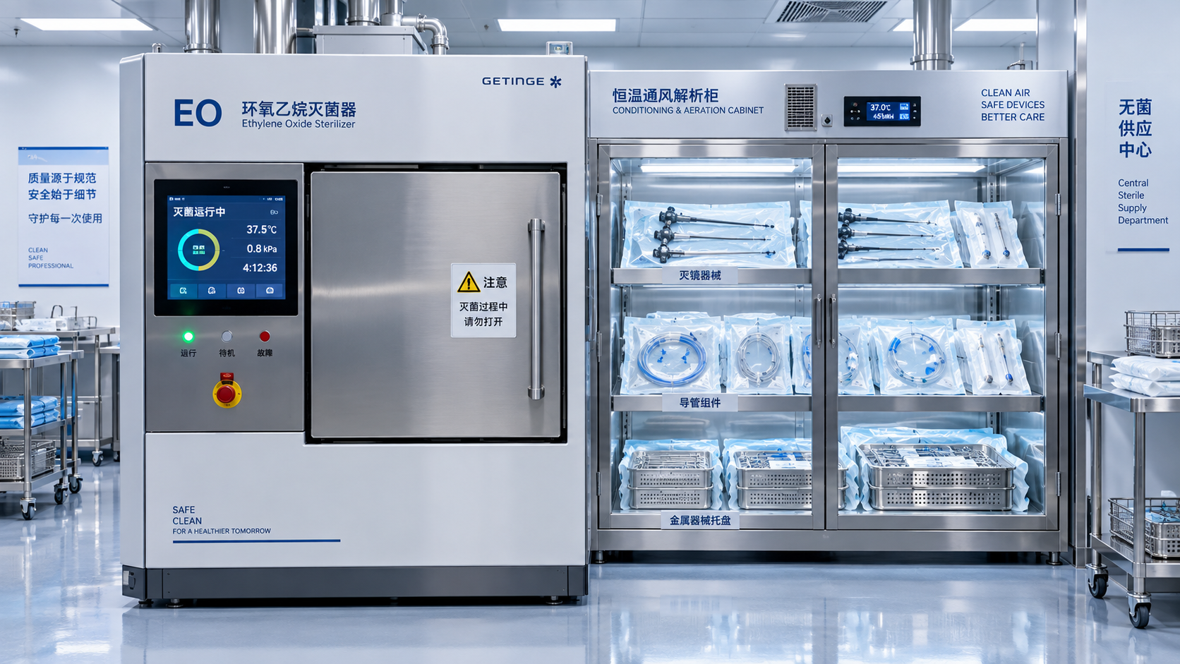 Medical EO Sterilizers in Hospital Use: Reducing Aeration-Related Turnaround Delays
