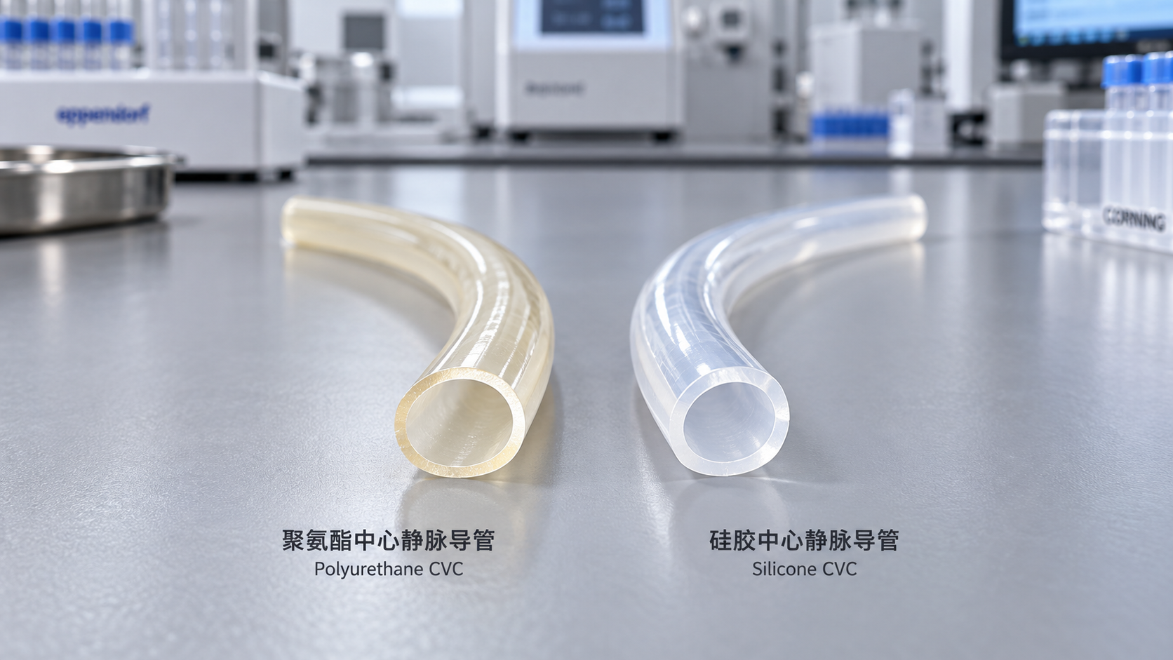 Medical-Grade Polymers for Central Venous Catheters: Polyurethane vs. Silicone