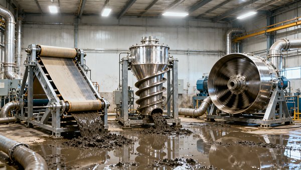 Sludge Dewatering Methods Compared: Belt Press, Screw Press, and Centrifuge