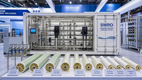 Shanghai Water Show Highlights SWRO and Certified RO Membranes