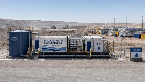 Containerized Brackish Water Desalination for Remote Project Sites