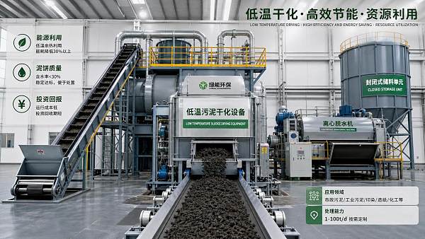 Sludge Drying Technology: Energy Use, Cake Quality, and Payback