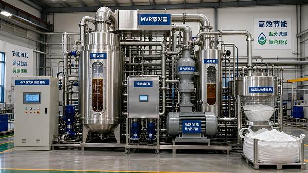 MVR Evaporator for Brine Treatment: How to Evaluate Energy Use and Salt Reduction