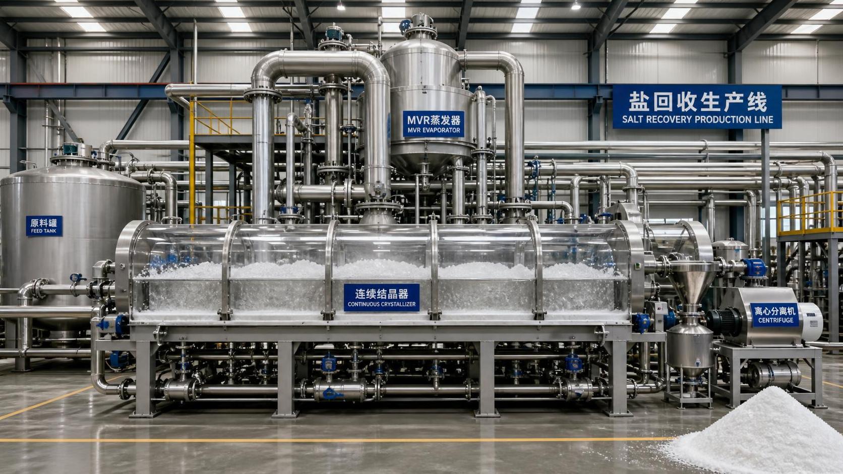 When do continuous crystallizers outperform batch systems in salt recovery?
