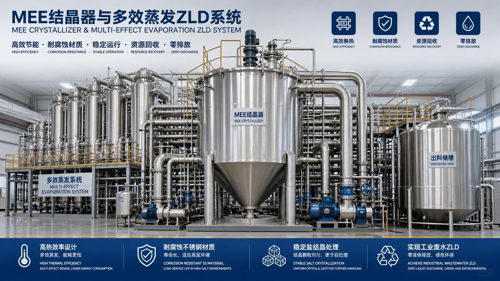 What to check before choosing an MEE crystallizer supplier for ZLD