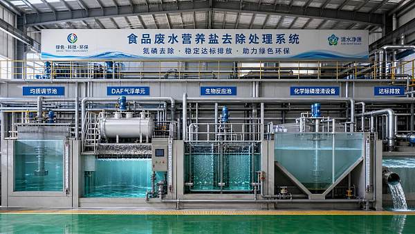What works best for nitrogen and phosphorus removal for food wastewater