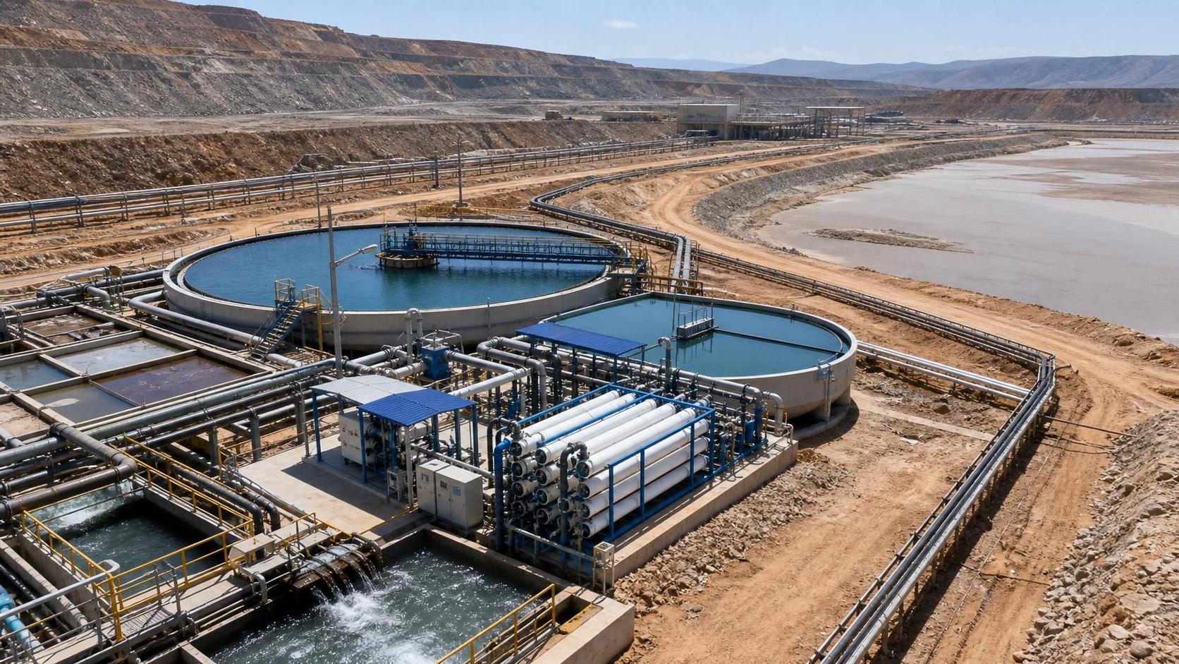 Which mine tailings water treatment process fits your site conditions?