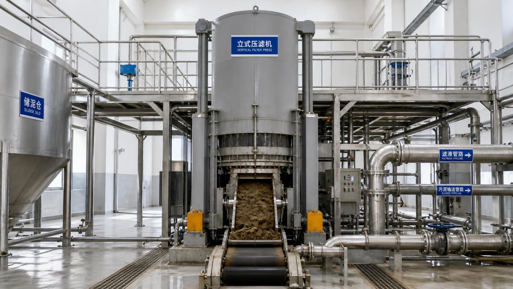 Are Vertical Filter Presses Suitable for Municipal Plants Under 50,000 PE?