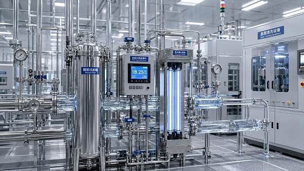 What purity specifications does ultrapure water for semiconductors need?