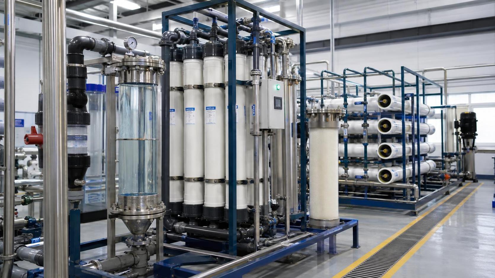 How do pretreatment systems for RO control fouling before membranes?