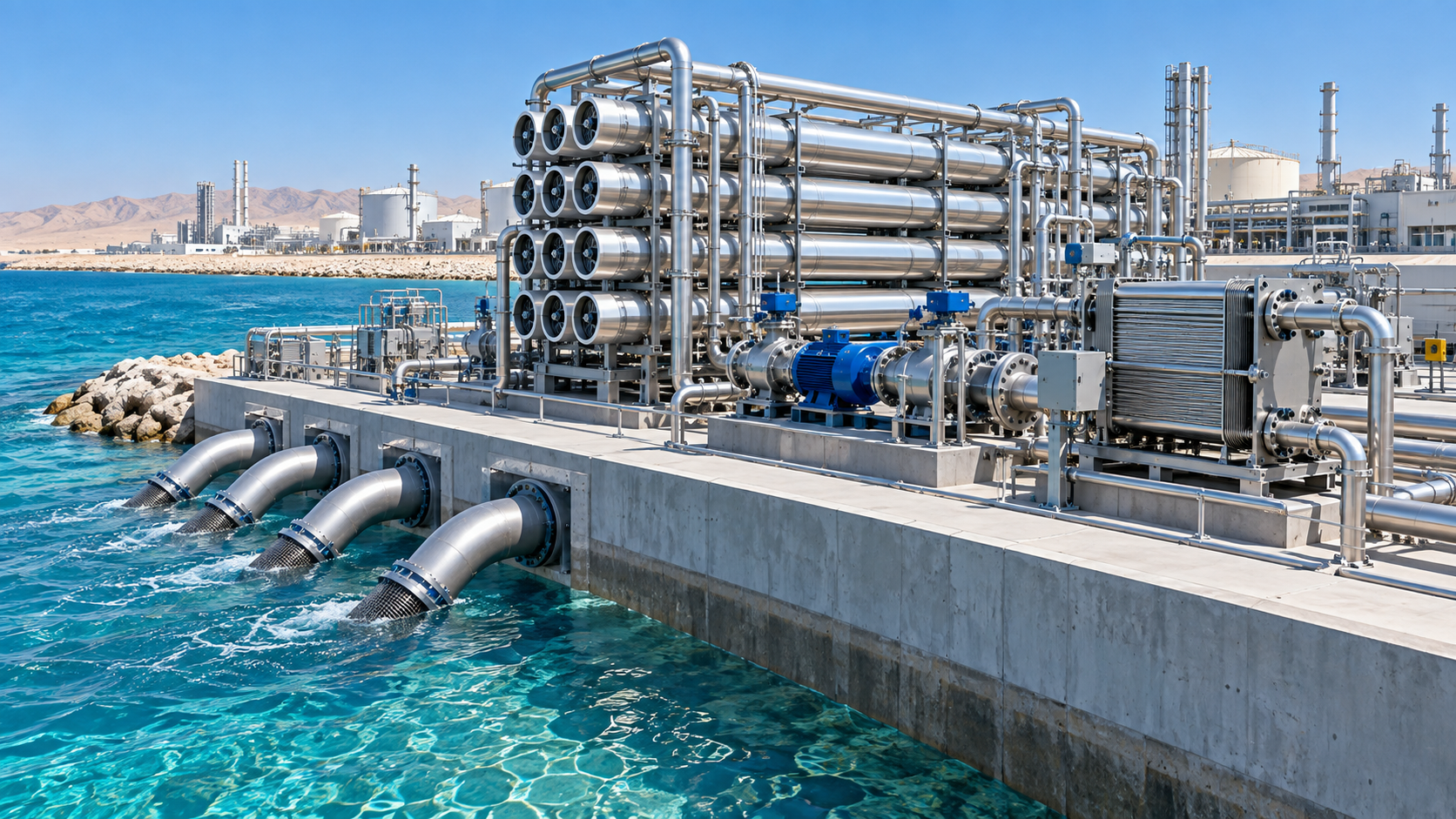 How seawater salinity shapes desalination engineering in Saudi Arabia