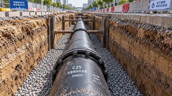 Where C25 Ductile Iron Pipe Fits in Buried Water Distribution Networks