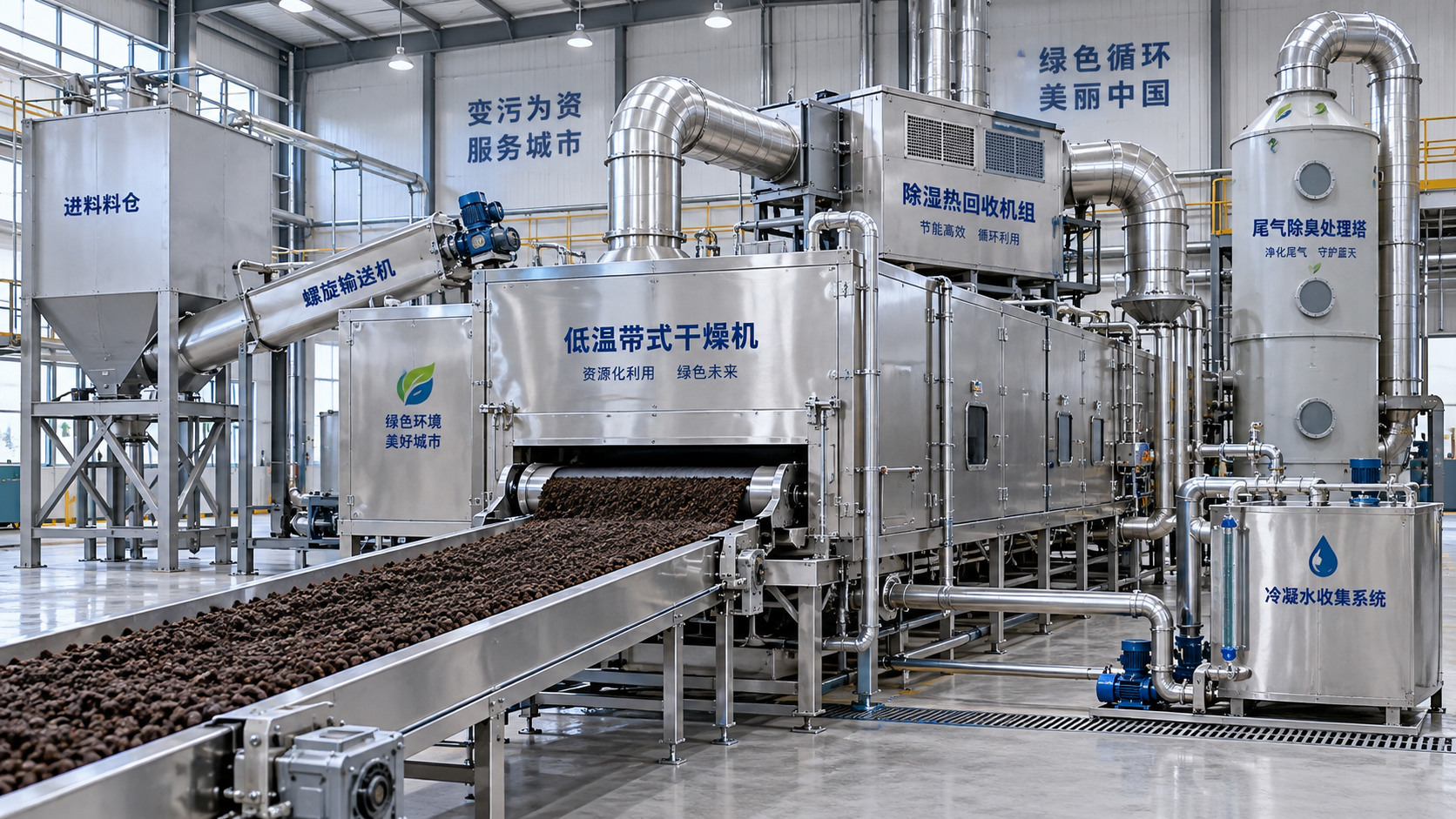 Sizing a Low-Temperature Dryer for Municipal Sludge: Capacity, Solids, and Odor Control